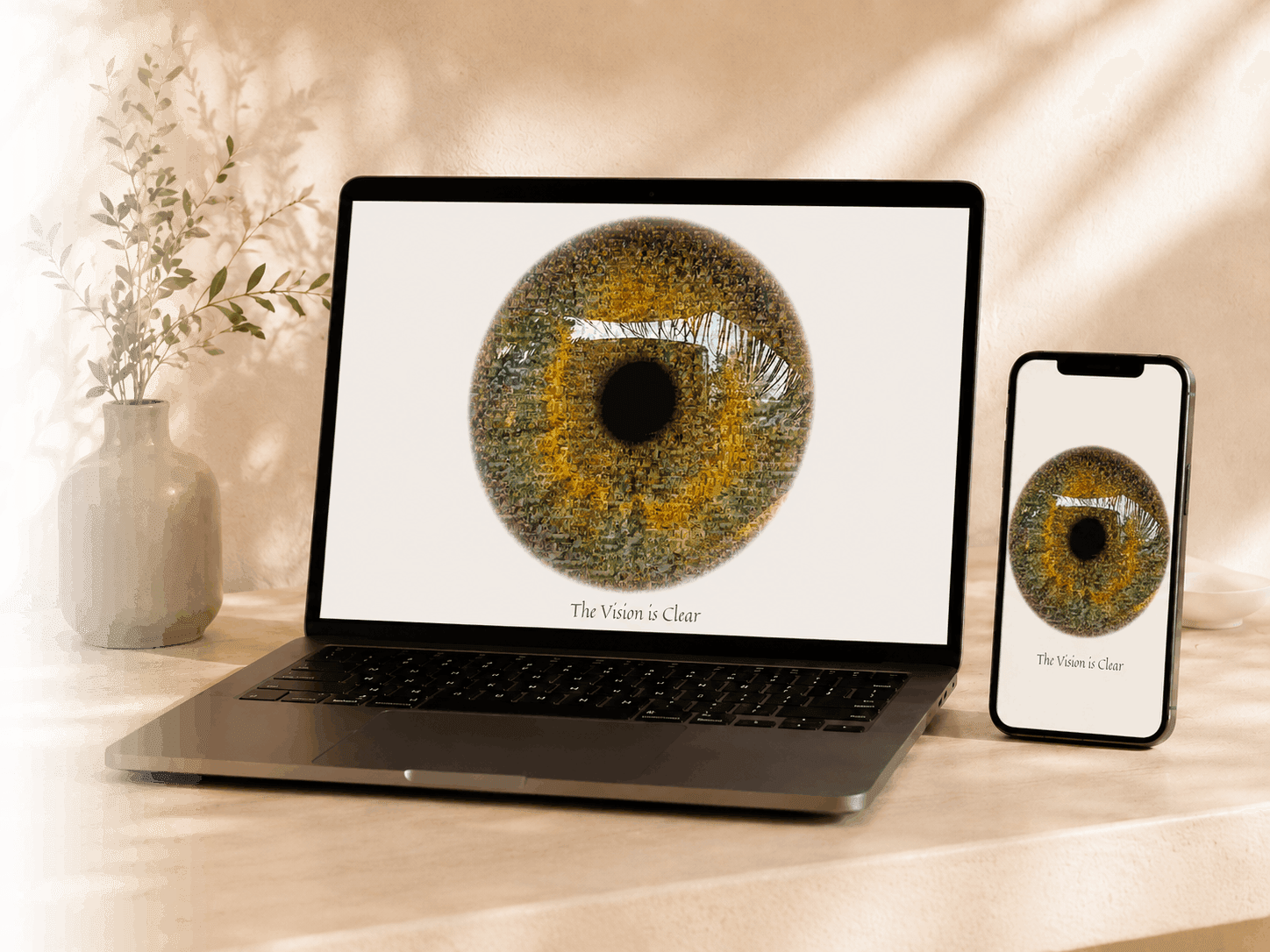 Digital download preview of an iris mosaic file.